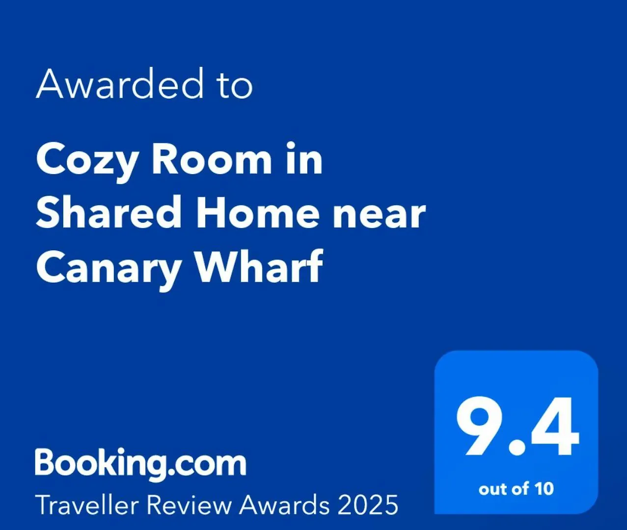 Δωμάτια σε οικογενειακή κατοικία Cozy Room In Shared Home Near Canary Wharf Λονδίνο